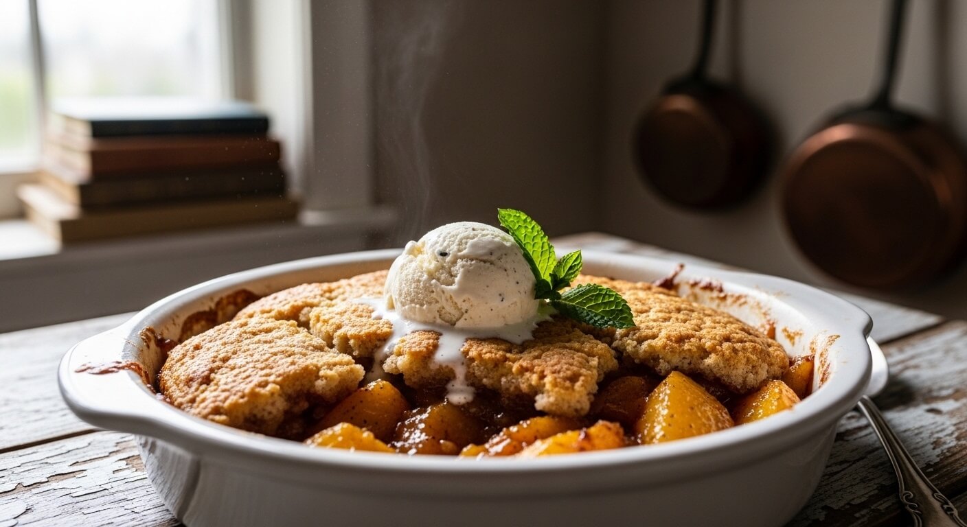 Unlock the Best Southern Peach Cobbler: Tips for a Fluffy Topping